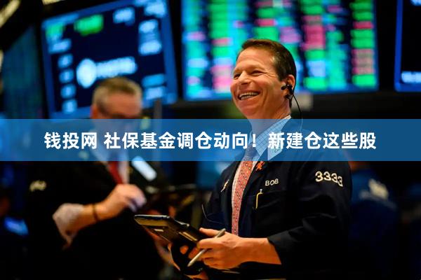 钱投网 社保基金调仓动向！新建仓这些股