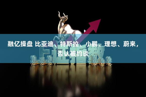 融亿操盘 比亚迪、特斯拉、小鹏、理想、蔚来，否认被约谈
